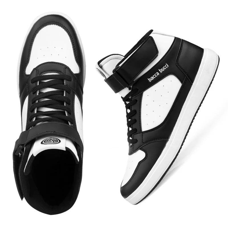Bacca Bucci  TIGER Comfy Mid Top Chunky Streetwear Sneakers for Men | Best Price UAE